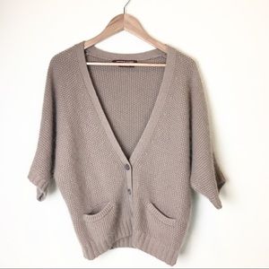 Comptoir des cottonniers brown cardigan